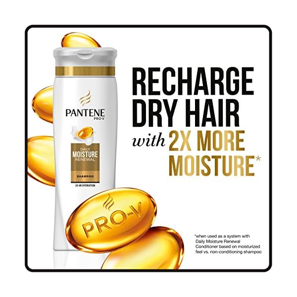 Pantene-Moisturizing-Shampoo-254-OZ-and-Silicon-Free-Conditioner-24-OZ-for-Dry-Hair-Daily-Moisture-Renewal-Bundle-Pack-Packaging-May-Vary Pantene Daily Moisture Renewal Shampoo and Conditioner