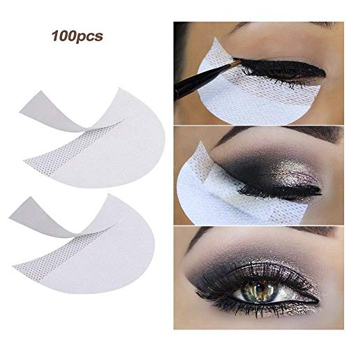 Lke C785392999 100Pcs Eyeshadow Stencils Professional Pads Under Eye Eyeshadow Gel Pad Patches thumb #1