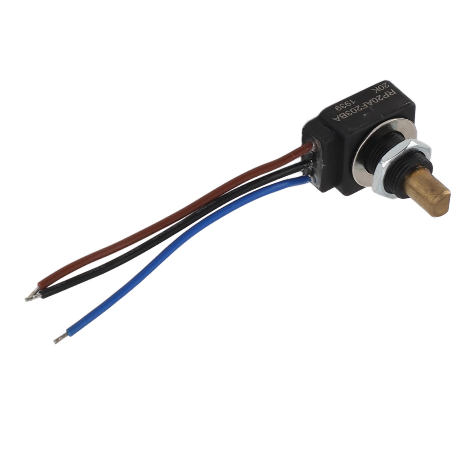 Potentiomètre rotatif conique linéaire Résistance réglable 20K Ohm IP65 étanche à la poussière 0,25W Puissance nominale Rotation à 320 degrés pour équipements audio Command