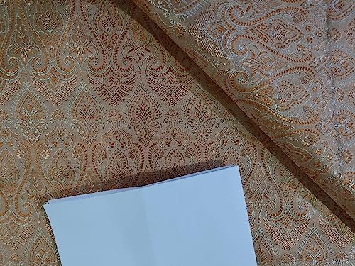 Tissu brocart de soie précieux d'exception pour robe de soirée de luxe