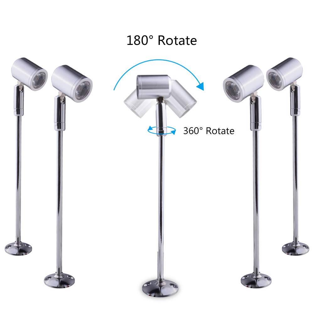 Faretto LED Incasso Orientabile 3W Bianco – Spot Da 45mm Per Vetrine, Scale, Mobili, Cartongesso – Luce Calda 3000K