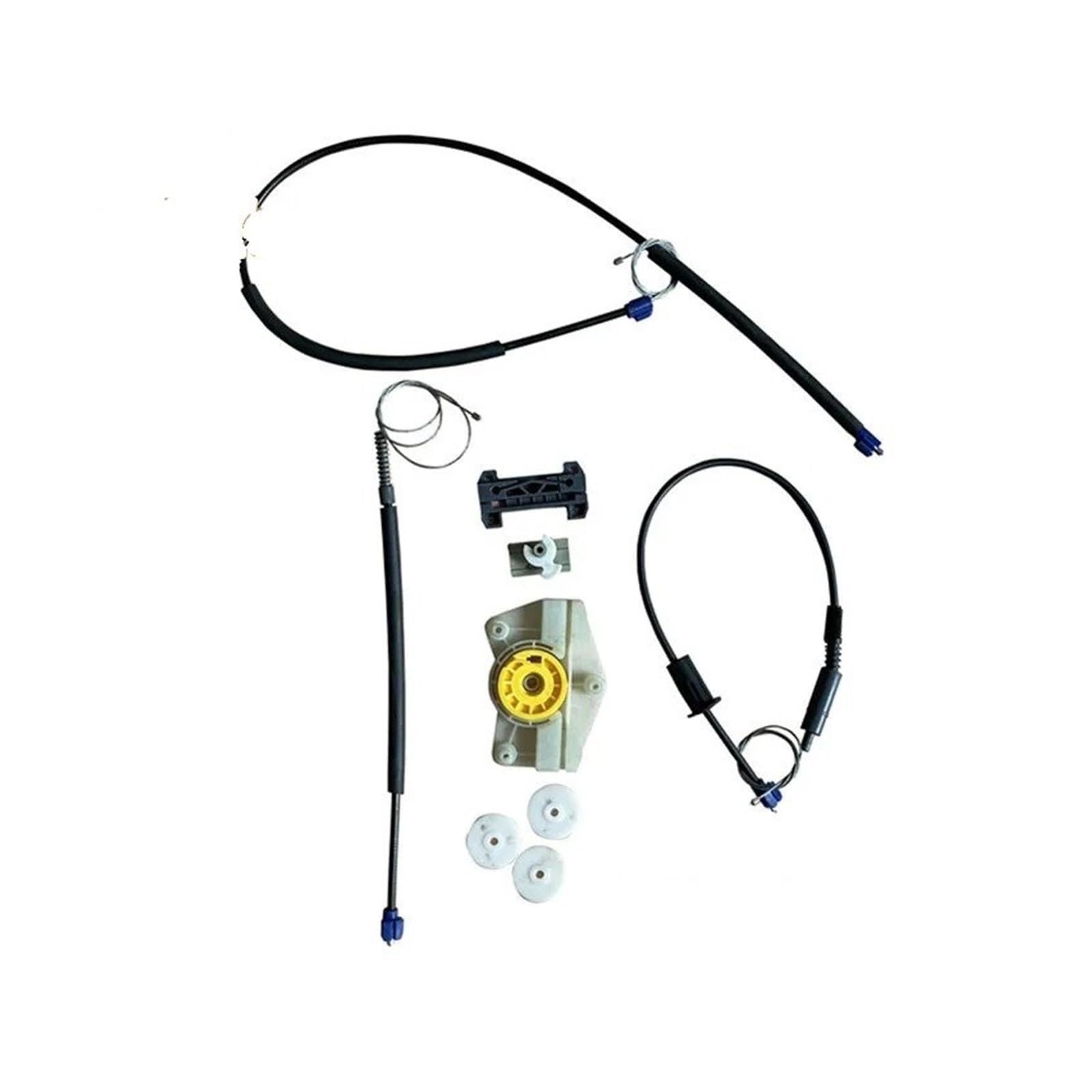 SAMWDK Glass Lifter Window Regulator with Comfort Front Right LFET Repair KIT for Peugeot 307 CC 2003 2004 2005 2006 2007 2008-2009 9222V9 92221W0 Car Window Regulator(Grey)