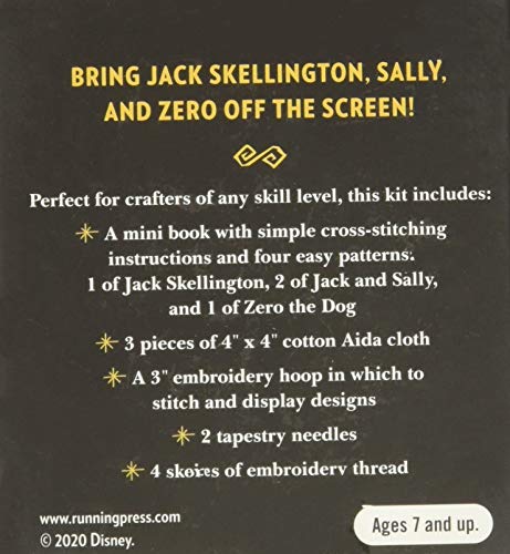 image for Disney Tim Burton's The Nightmare Before Christmas Cross-Stitch Kit (R