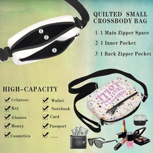 Lolli Gift Grandma Birthday Mother’s Day Gift Floral Lolli Crossbody Bag for Grandma Travel Bag4