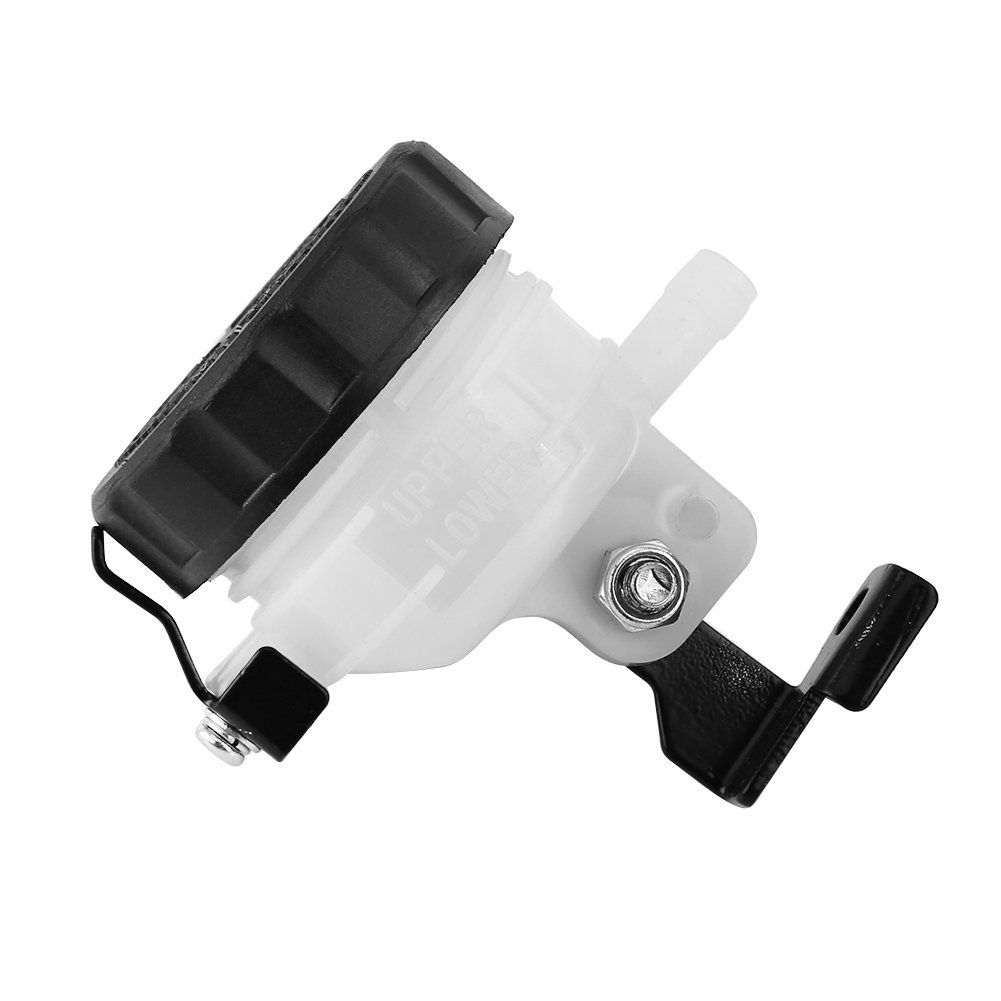 Vaschetta Olio Freni Z750 + Serbatoio Moto Freno In Plastica per Flacone Fluido Anteriore Frizione Master Coppa Cilindro con Kit Staffa di Ferro Universale Auto