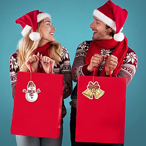 Etiquetas de nombre de vacaciones para bolsas de regalo y fiestas de Navidad, 120 piezas 6