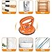 Dawot Glass Suction Cup, 4.6in Vacuum Suction Cups Heavy Duty Industrial Tile Suction Cup to Lift Large Glass for Replace Windshield, Tile Granite Lifting, Window Replacement, 110lbs Load Capacity