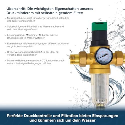 Druckminderer Shop - D06F mit Linksgewinde Druckminderer Shop - D06F mit Linksgewinde
