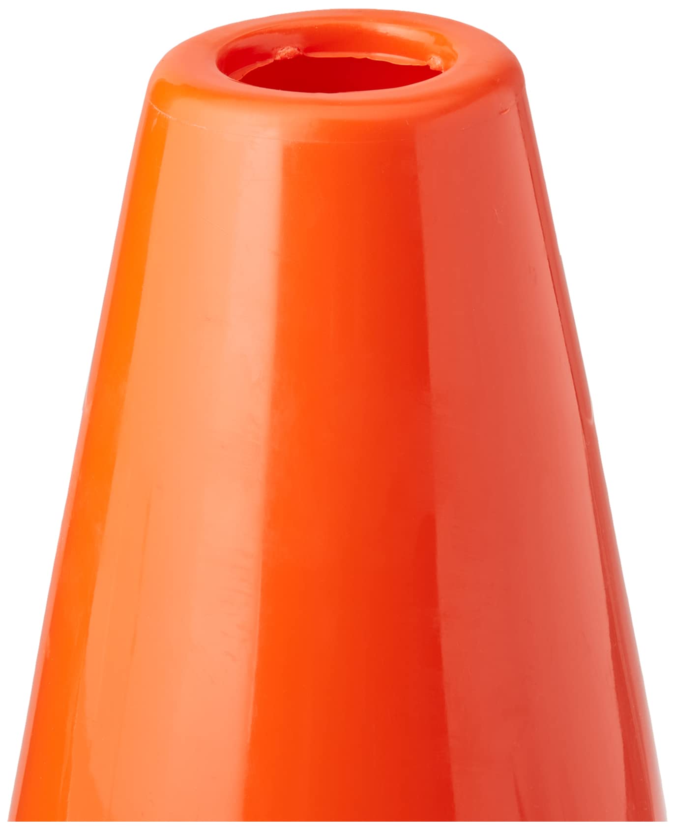 60099 Cono De Señalizacion Bandas Fluorescentes Rojas Y Blancas 30 Cm