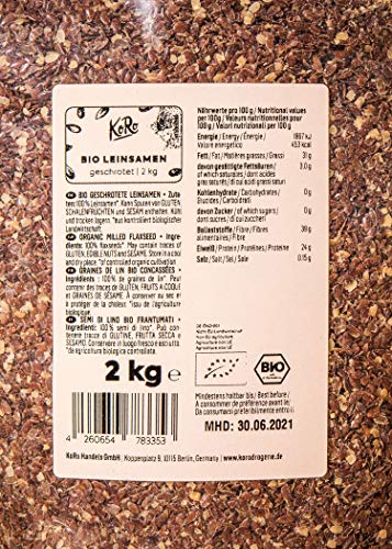 KoRo - Bio gemalen lijnzaad - 2 kg - Afbeelding 5
