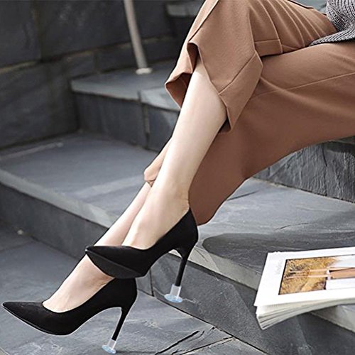 URAQT Hakbeschermers Hoge hakken, stokkelschoen hakbeschermers S/M/L, High Heel Protectors voor races, bruiloften… - Image 4