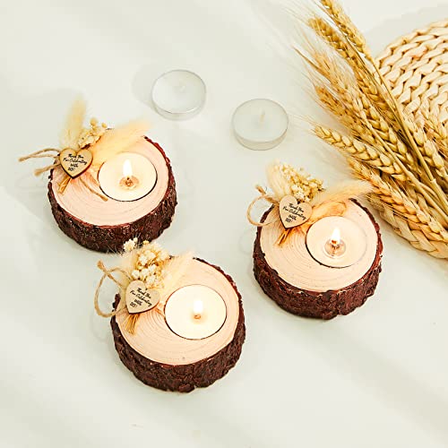 50 Pcs Wedding Favor Candle Holders Bridal Shower Favors Candles Rustic Wedding Favors Wedding Souvenirs For Guest Gifts Wedding Party Favors Wedding Decorations #TOP3