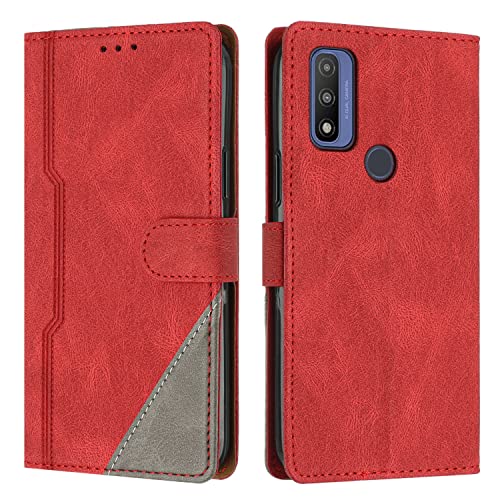 Radoo Coque pour Motorola Moto G Pure, Housse Etui Portefeuille Cuir Multifonction, Fermeture Magnétique à Clapet Anti-Choc [Fonction Support] Flip Case...