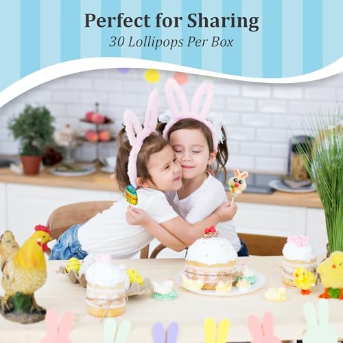 Save 50% on Fusion Select Easter Bunny & Carrot Lollipops - 30 Count