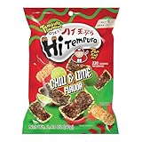 Tao Kae Noi Tempura Seaweed Chili & Lime, snack d’algues croustillantes enrobées de tempura, 40 g
