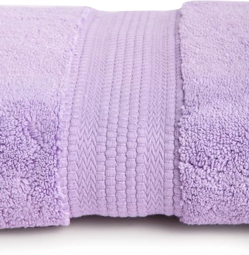 Image of Bombay Dyeing Super Ultrx Zero Twist Plain Dyed 650 GSM Cotton Bath Towel - Size 75cms x 150cms - Ultrx (Orchid)