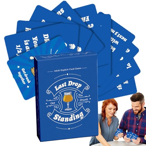Unvergessliches Kartenspiel zum Trinken: Spiel für betrunkene Liebhaber, lustiges Trinkspiel | 50 Karten, mutiges Erwachsenenspiel für Ihren Partner, romantische Begegnung, Abschiedsspiel