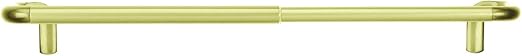 Umbra Twilight Curtain Rod Set – Wrap Around Design Ideal for Blackout or Room Darkening Panels, 48 to 88 Inches, Gold