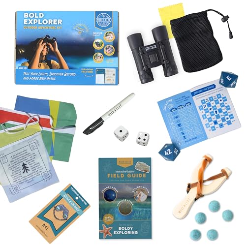 Bold Explorer Outdoor Adventure Kit – Quality Exploration Gear & Activities – Ideal for Kids' Nature Fun & Creativity