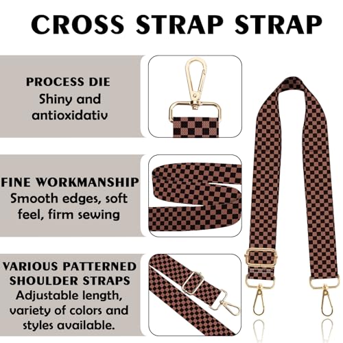 Image of Purse Strap Crossbody Shoulder Straps 1.5 inch Wide Replacement Adjustable for Women Girls Bag Aesthetic Cute