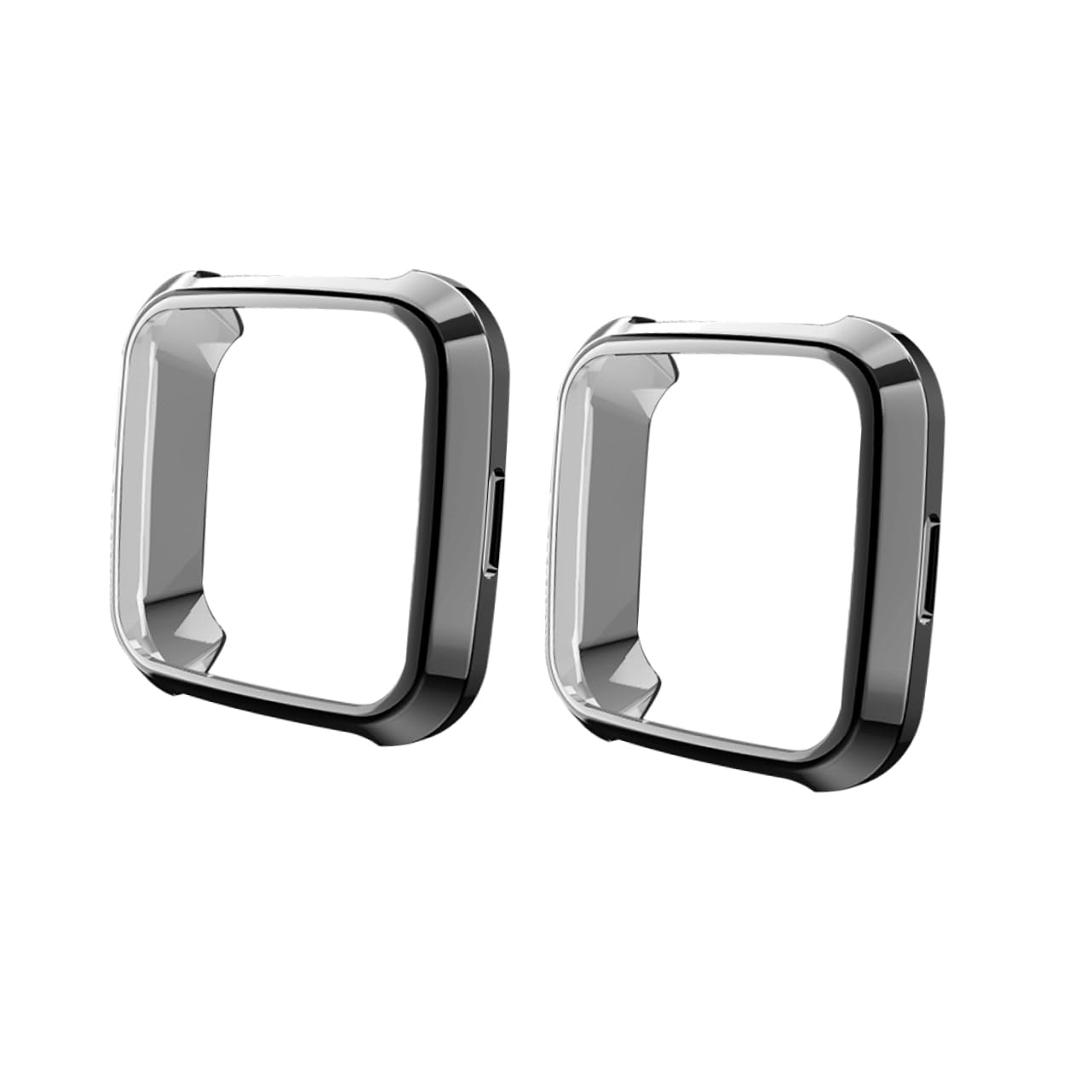 Outanaya 2pcs TPU Smart Watch Shell Shockproof Versatilen Compatible Cover Screen Protectors Black Kutuzov Mikaberidze Anti Scratch Cover Protection Cover Watches Case Intelligent