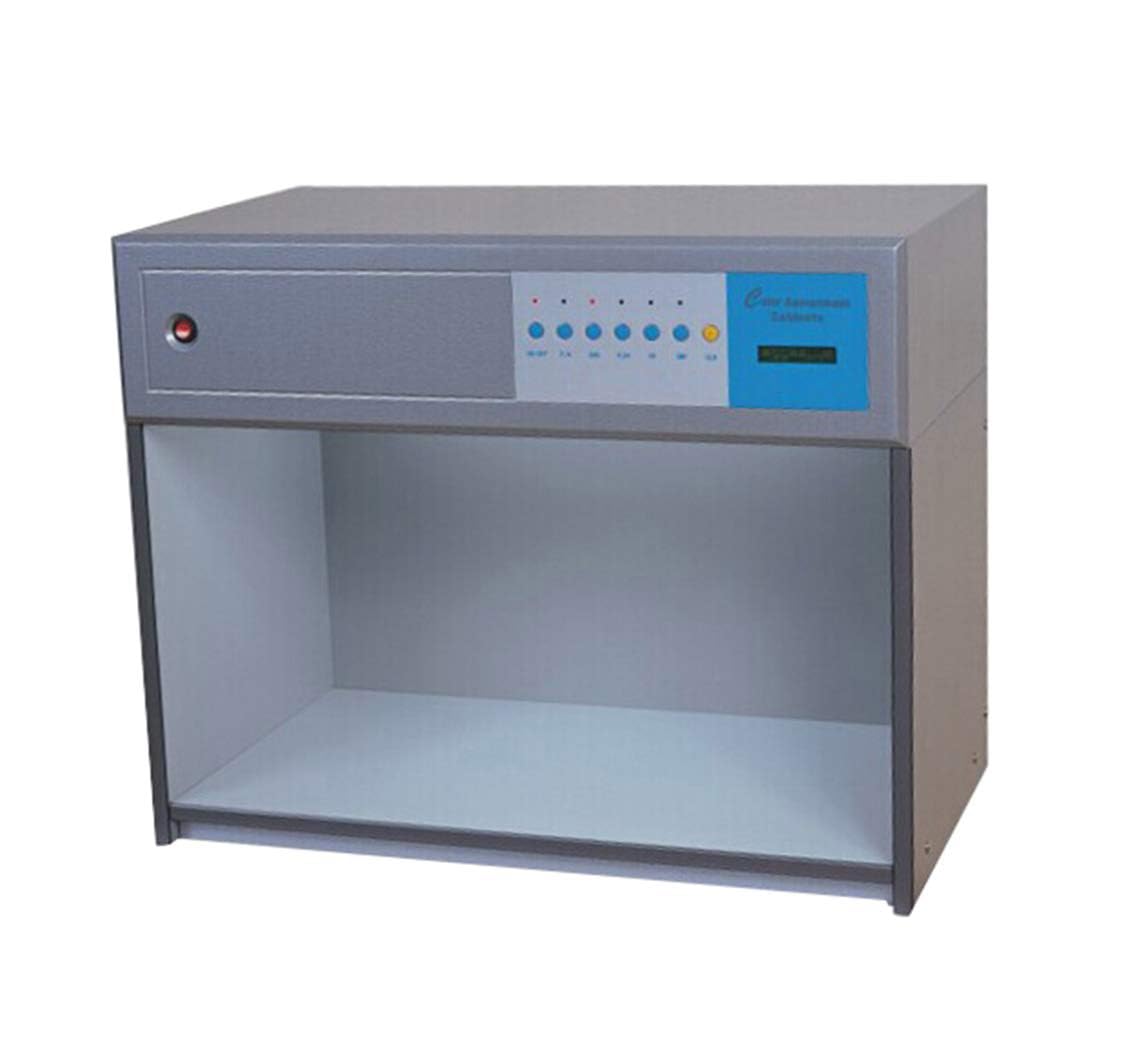 YFYIQI Color Assessment Cabinet Color Matching Box with 5 Light Sources D65 TL84 F UV CWF Applied to Color Difference Testing Industries