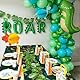 4Pcs Dinosaurier Tischdecken - 130 x 220cm Dinosaurier Fossil Thema Tischdecke, rechteckige Dinosaurier Tischdekorationen für Kinder Junge Baby Dusche Dinosaurier Geburtstag Party-Zubehör