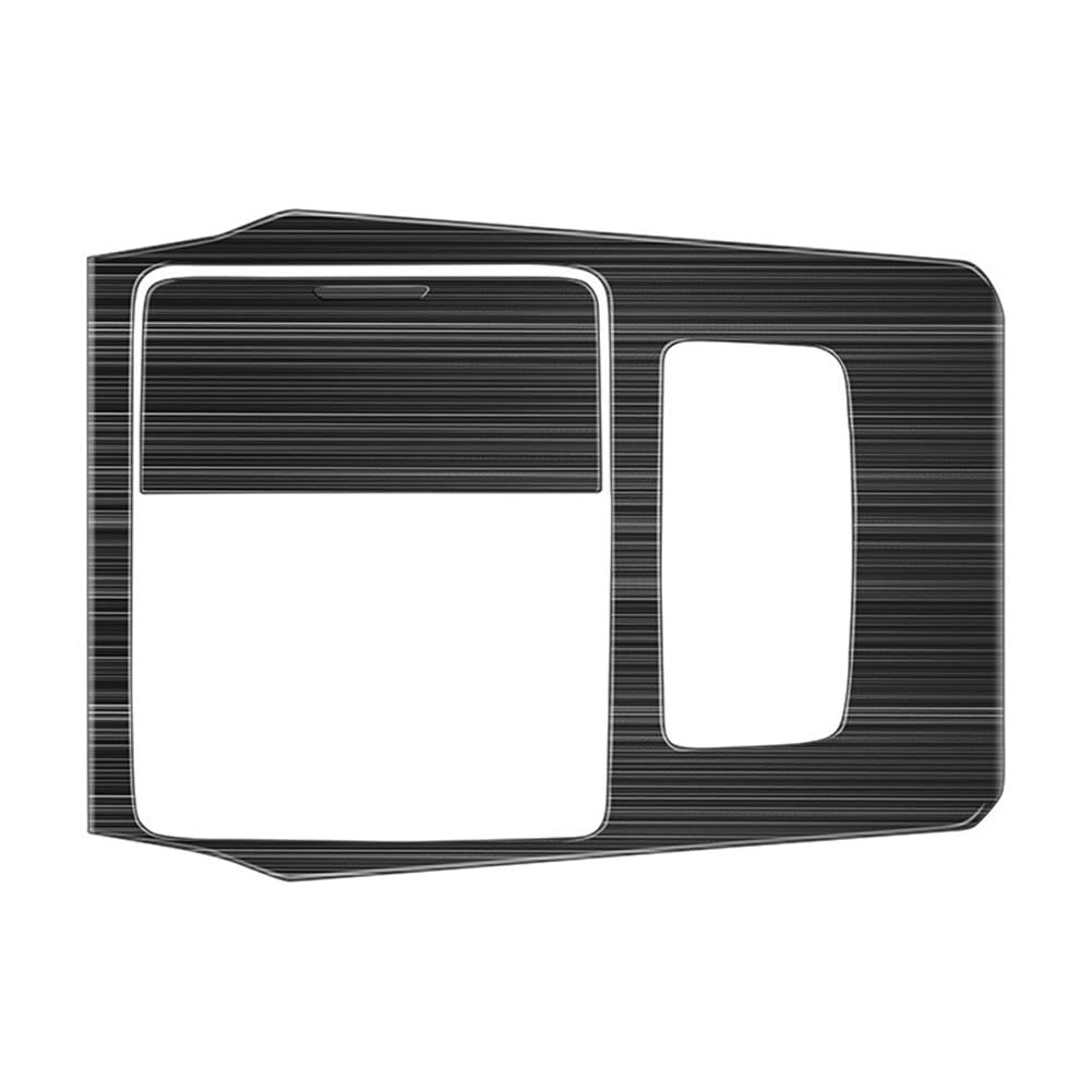 Edelstahl Schalttafel Rahmen Abdeckung Verkleidung für Mazda CX-60 2022-2024 Schwarz Interieur Konsole Dekoration LHD