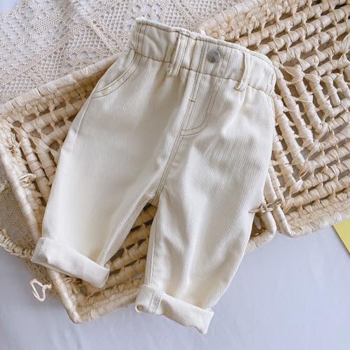 Girls Flared Jeans Washed Denim Pants Crossover Waisted Palazzo Denim Pants Light Weight Slim for Girls3
