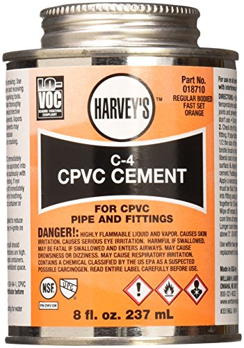 Harvey 018710-24 Fast-Set Regular Bodied Solvent Cement 8 Oz miniatura 1