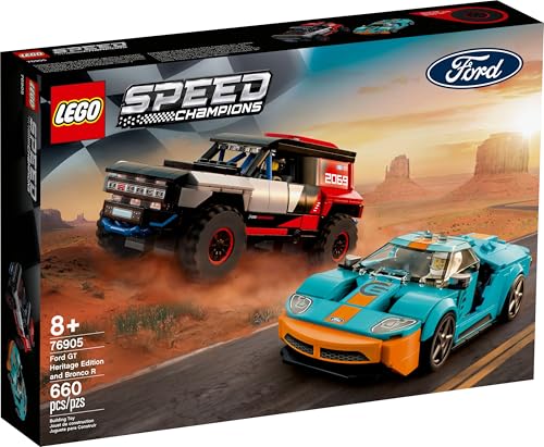 Lego Speed Champions Ford GT Heritage Edition and Bronco R 76905