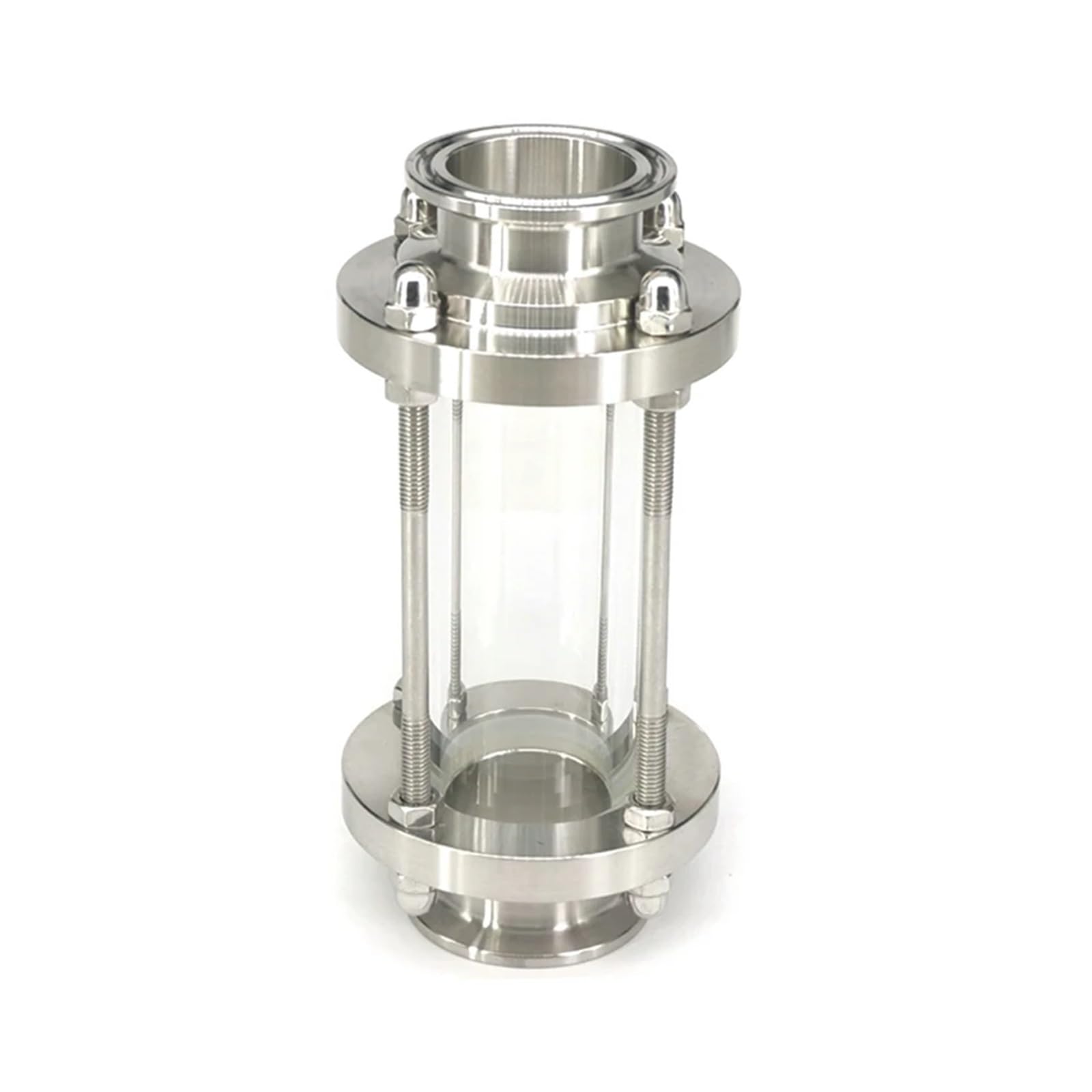 Fqhidmomx One Color Fit Tube Od 38Mm Tri Clamp 1.5" Ferrule 50.5Mm 304 Stainless Steel Fitting Flow Sight Glass Plumbing Fittings