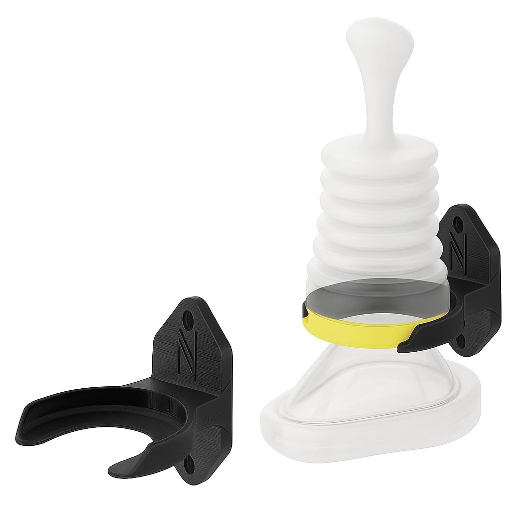 Wall Mount for Rescue Devices and Anti Choking Device Wall Mounted Kit, Black