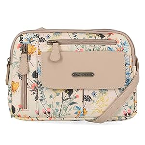 MultiSac Women’s Zippy Triple Compartment Crossbody Bag Cross Body