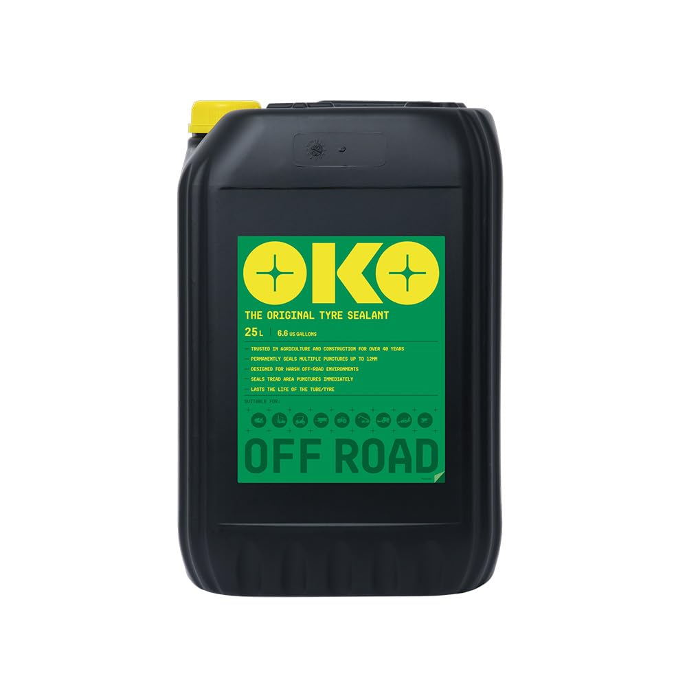 Oko Off Road Tyre Sealant 25 Litre Heavy Duty Seals 12Mm Punctures 5034793001840