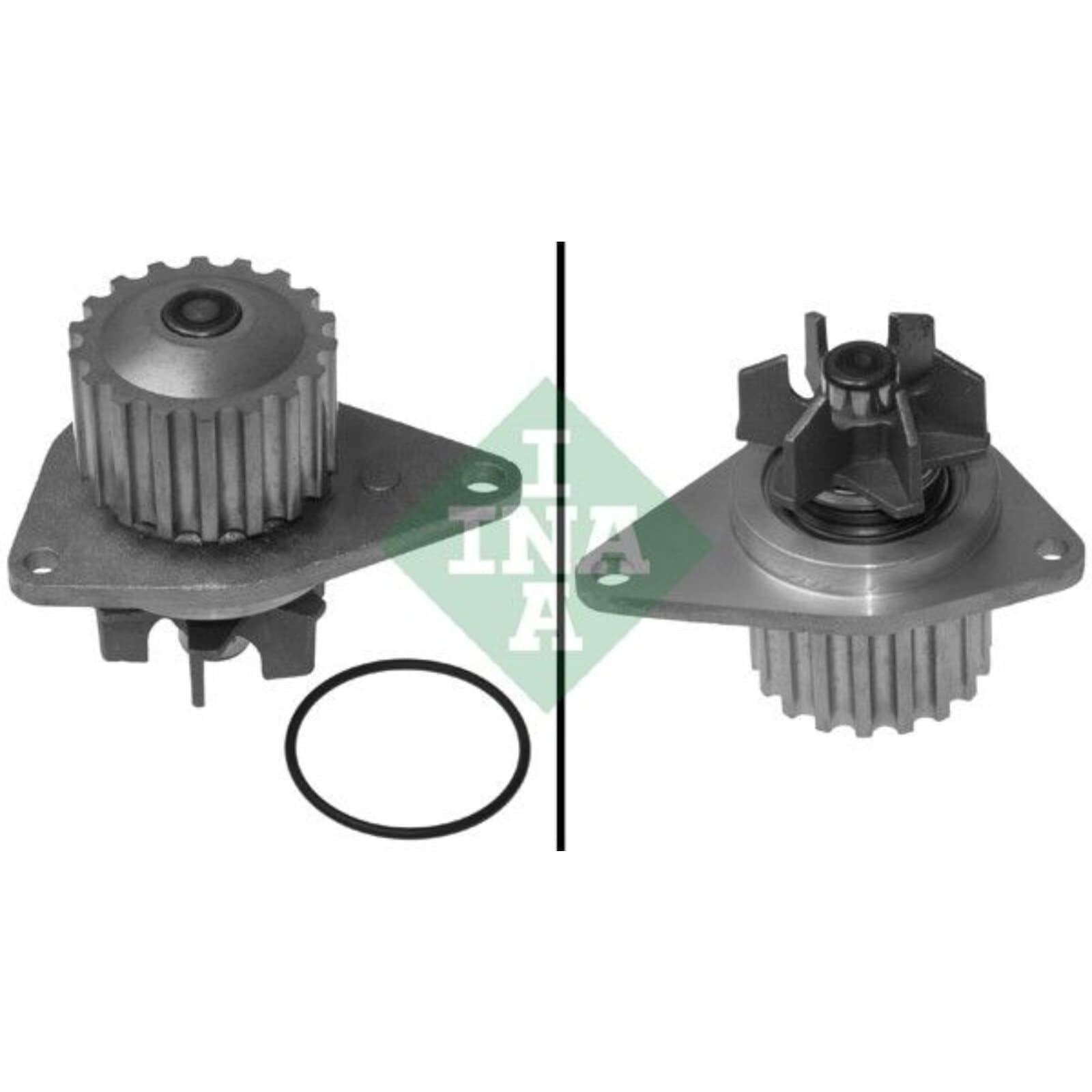 INA 530 0419 30 Bomba de agua + kit de correa de distribución Número de dientes: 18 29 mm Compatible con PEUGEOT 207 WA, WC 206 Fastback 2A/C 307 3A/C, CITROËN C3 I Hatchback FC, FN