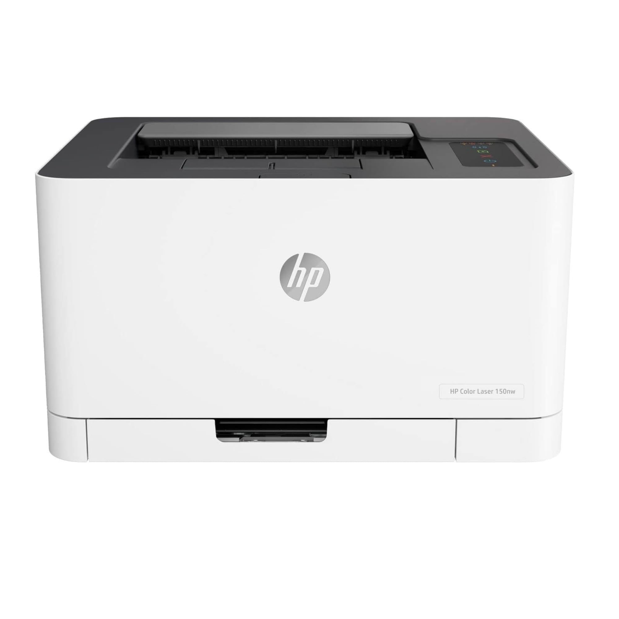 HP Color LaserJet 150nw, 4ZB95A, Imprimante monofonction A4, Impression recto verso manuelle, 18 ppm, USB, Wi-​Fi, Écran LCD, Blanche