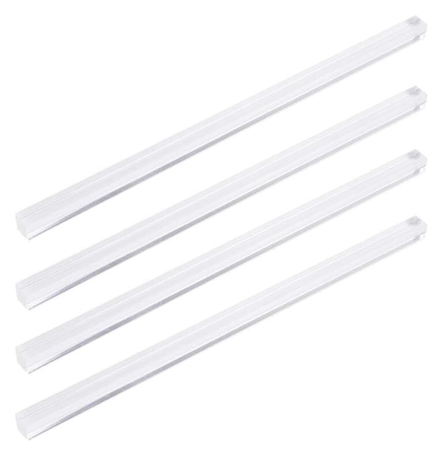 Rura kwadratowa z akrylu, Przezroczyste akrylowe pręty kwadratowe 5x5-20x20mm x 100-500mm(8x8x300mm)