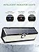 LITOM Solar Motion Sensor Light, Large Size Security lights with Front button, Low Battery Remind Indicator Lights, 3 Modes and IP67 Waterproof rating for Patio, Garden, Deck, Porch(800LM 2 Packs )