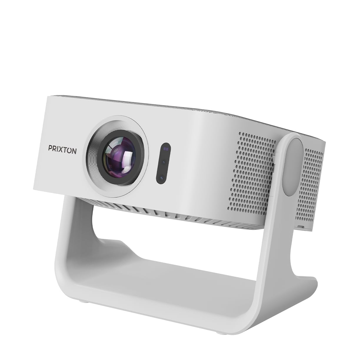 PRIXTON Proyector portátil con WiFi Renoir, 7.000 lúmenes, 280 ANSI lúmenes, Altavoces Integrados (2 x 5 W), Resolución Full HD 1080p LED, Mando a Distancia, 40” a 120”, Conexión HDMI/USB/AC IN