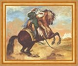  Biller Antik Théodore Géricault Turc monté sur un cheval alezan brûlé Museumsgroesse 104