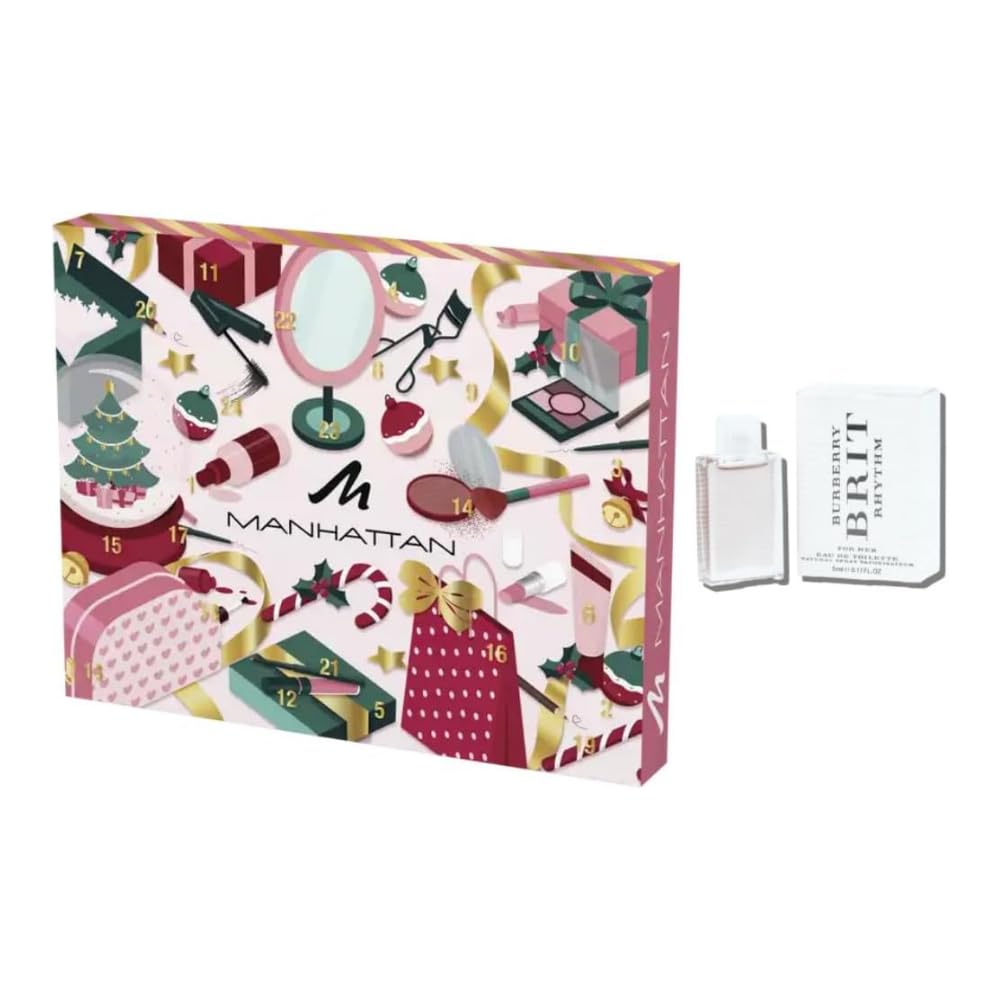 Manhattan Adventskalender 2025 Beauty Frauen Wert 200€, Beauty Kosmetik Advent Kalender, 24 Geschenke, Pflege Weihnachtskalender Frau, Adventkalender Damen