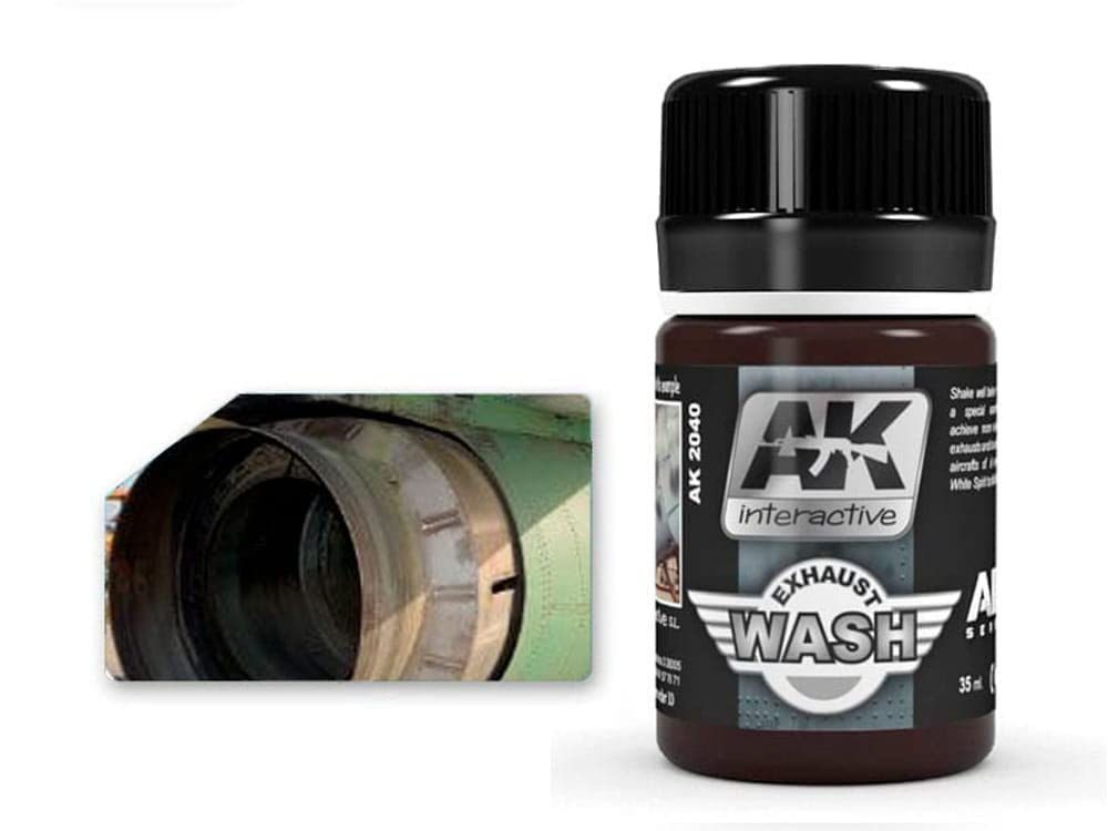 Ak Interactive Ak Air Weathering Ak2040 Wash For Exhaust (35Ml)