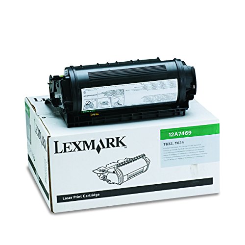 Toner Lexmark 12A7469 extra de alto rendimento, rendimento de página 32000, preto