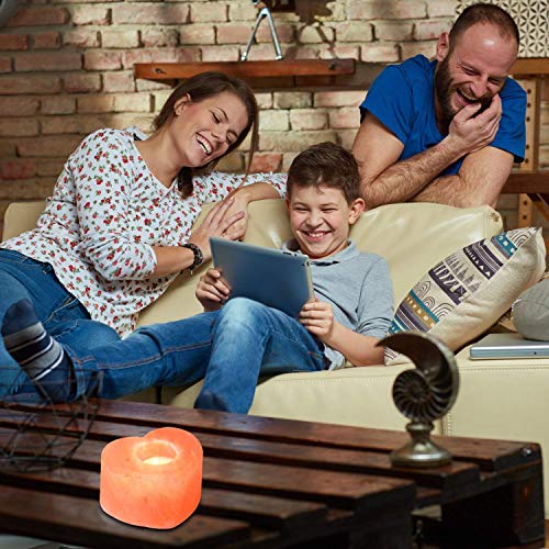 Wbm Himalayan Glow Comtemporary Style Hand Carved Natural Crystal Himalayan 1 Hole Tealight Candle Holder #TOP5