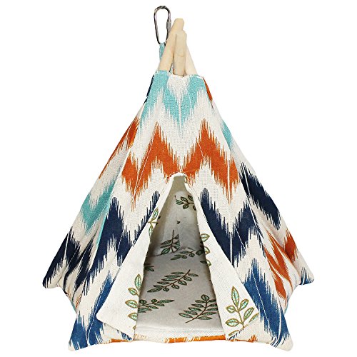 Teepee Tent (Medium) - Small Animal Bed - for Hamster, Sugar...