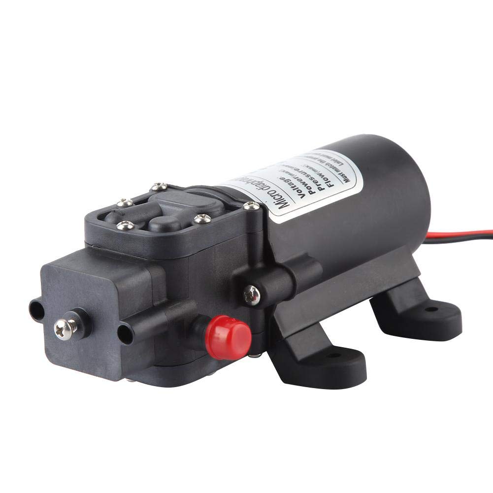 Micro pompe à diaphragme, 24V 5L/min Mini pompe à eau électrique à débit liquide 1.5m aspiration 60W pour pulvérisation de pesticides par pulvérisation d'eau, humidificateurs