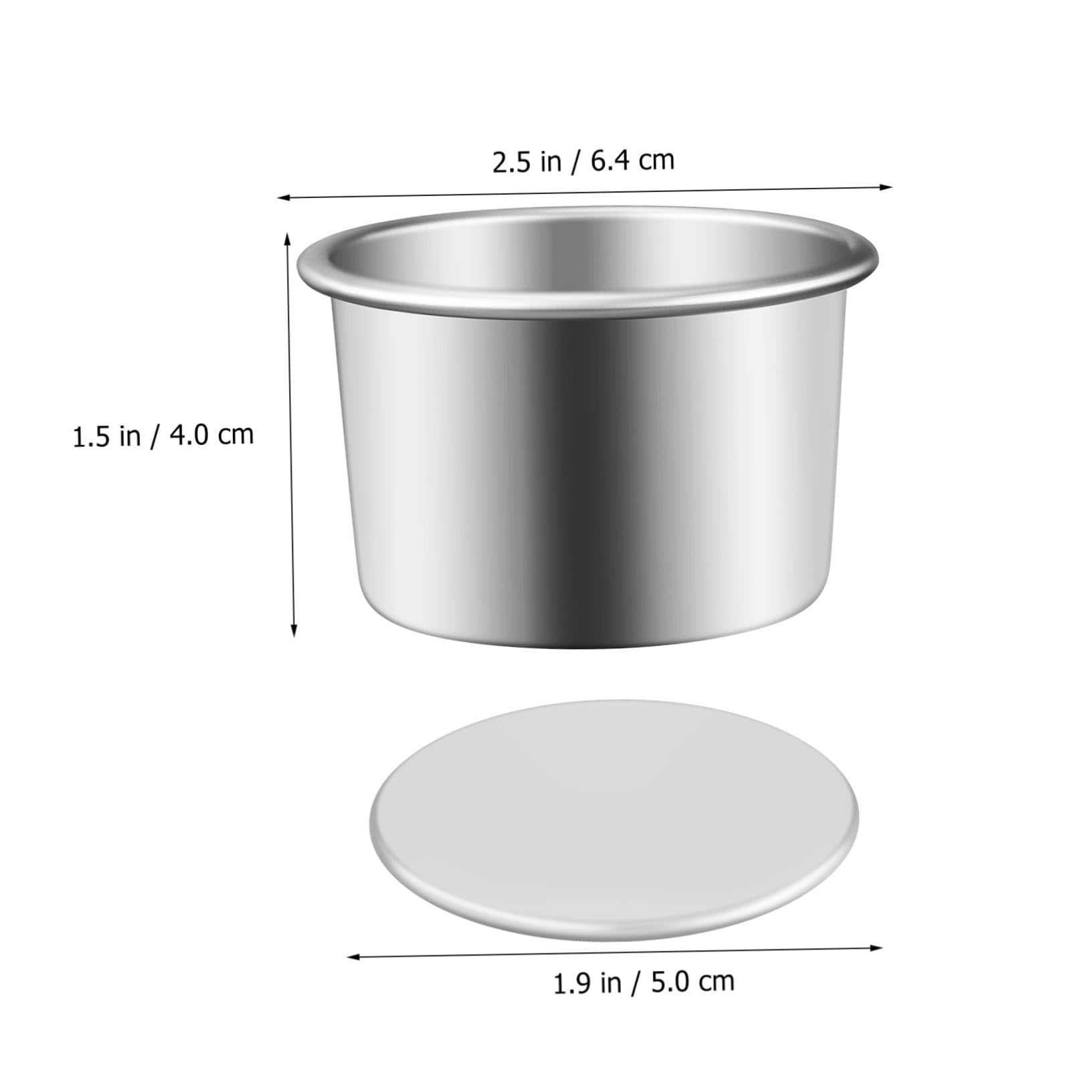 Moules à Gâteau Ronds et Répartit la Chaleur Uniformément Chauffe Rapidement avec Fond Amovible en Alliage D'aluminium Ensemble de 4 pour Fêtes et Réunions Entre Amis