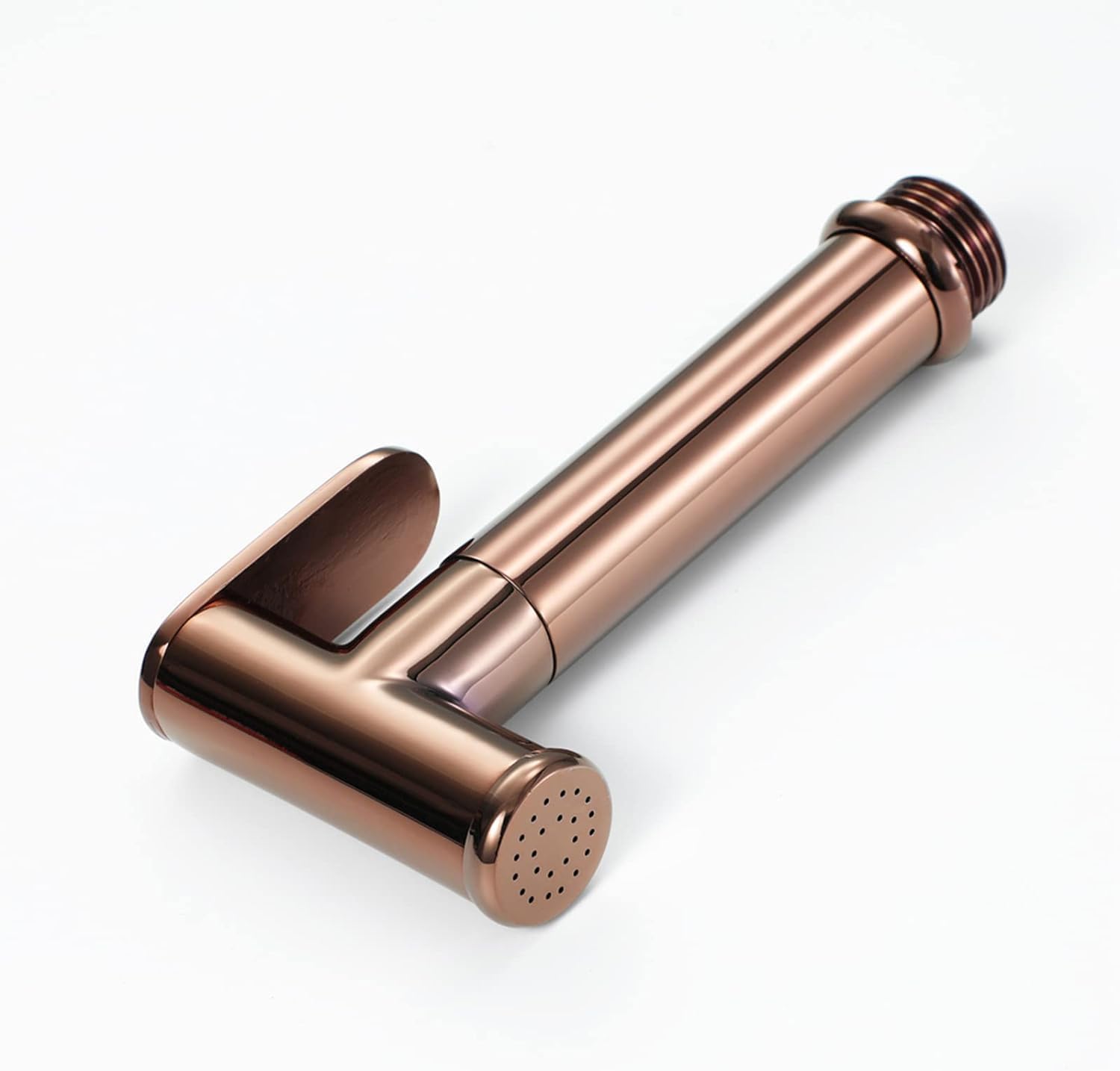 Toilet Bidet Kit with Hand Shower - Brass Handheld Bidet Sprayer - Wall Mounted Toilet Shower Head with Hose and Holder, Toilet Hand Shower Kit, for Personal Hygiene,Brushed Gold,Rose Gold