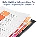 Avery Subdividing 8 Tab Dividers for 3 Ring Binders, Customizable Table of Contents, Multicolor Tabs (13155)